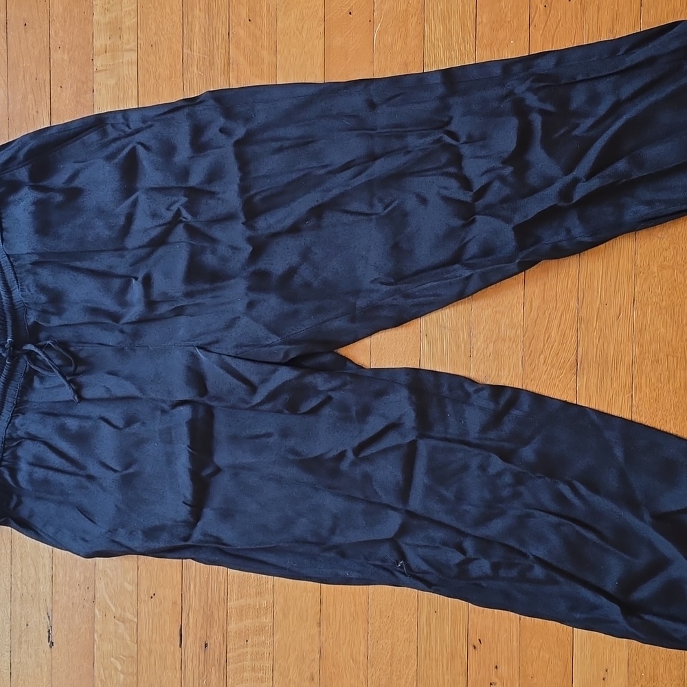 White House Black Market, Off Shoulder Ruffle Jumpsuit/Romper, Black, Women's 4 - Picture 6 of 10